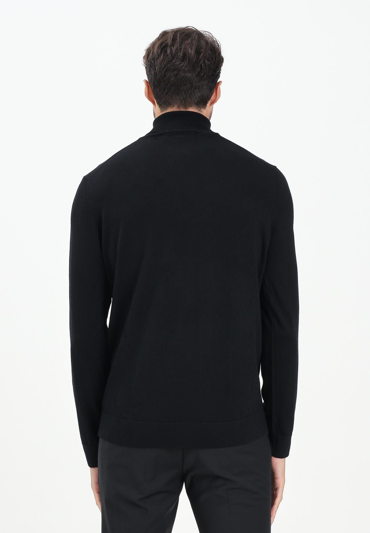 SELECTED HOMME Maglione a collo alto nero da uomo 16094653 Black SELECTED HOMME 