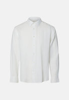 SELECTED HOMME Camicia Kylian in lino, da uomo. 16092471 WHITE SELECTED HOMME 
