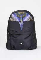 MARCELO BURLON COUNTY OF MILAN Zaino nero per uomo e donna con stampa COMAF250109  MARCELO BURLON COUNTY OF MILAN 