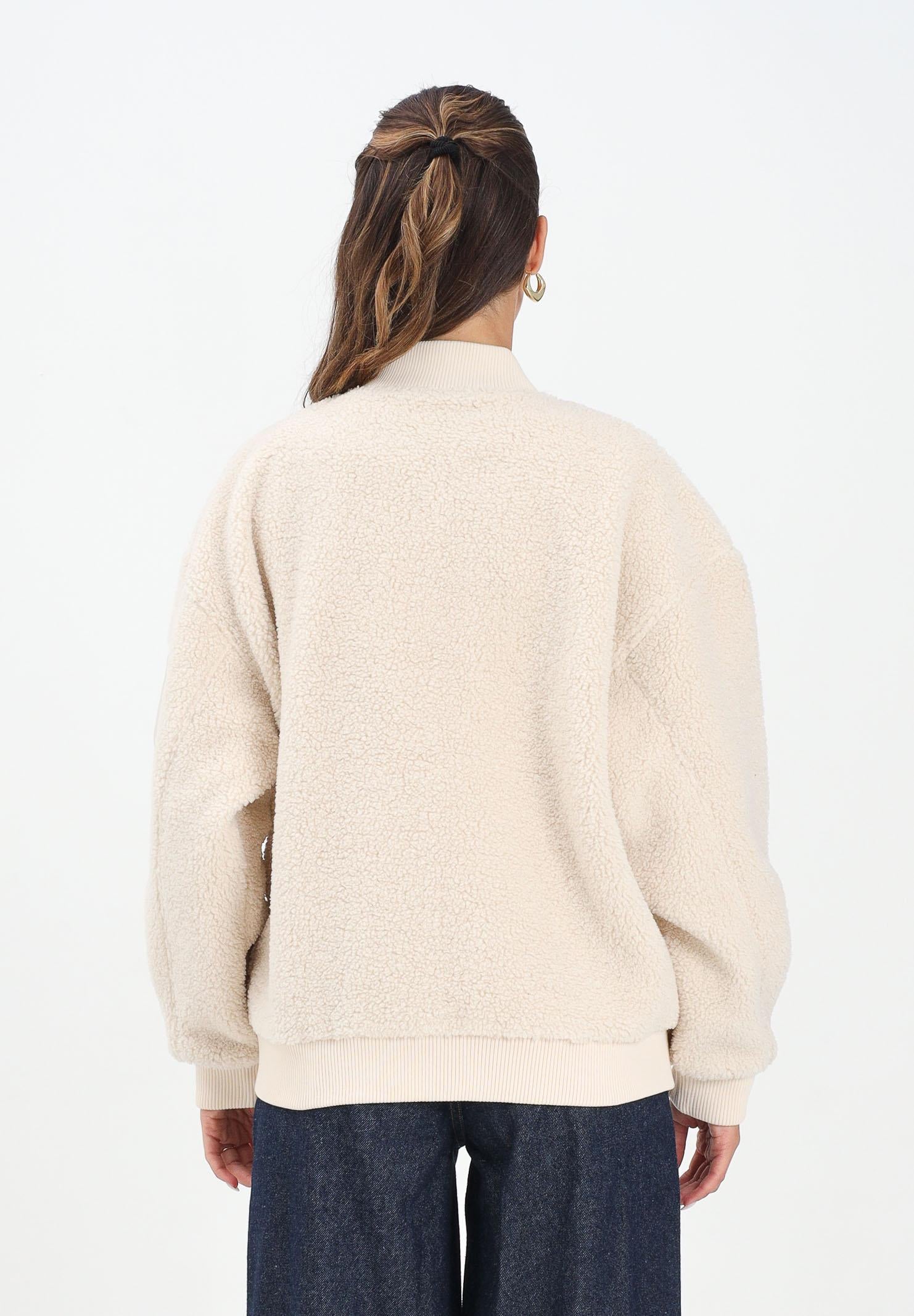 NEW ERA Bomber New York Yankees MLB Sherpa beige da donna 60684447  NEW ERA 