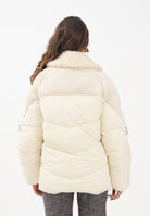 PATRIZIA PEPE Piumino panna da donna con collo fluffy 2O0187A674 W405 PATRIZIA PEPE 