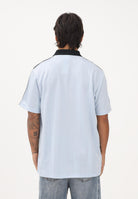 ADIDAS ORIGINALS Polo a manica corta ARCHIVE COLLAR ENGINEERED celeste per uomo e donna KE2453 . ADIDAS ORIGINALS 