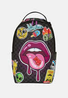 SPRAYGROUND Zaino LIPS SMACK DOWN DLXSV nero per uomo e donna 910B7581NSZ  SPRAYGROUND 