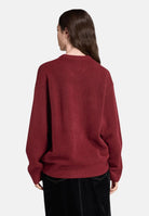 ADIDAS ORIGINALS Maglione girocollo Adidas Originals Athletic Department bordeaux per uomo e donna KF2537 . ADIDAS ORIGINALS 