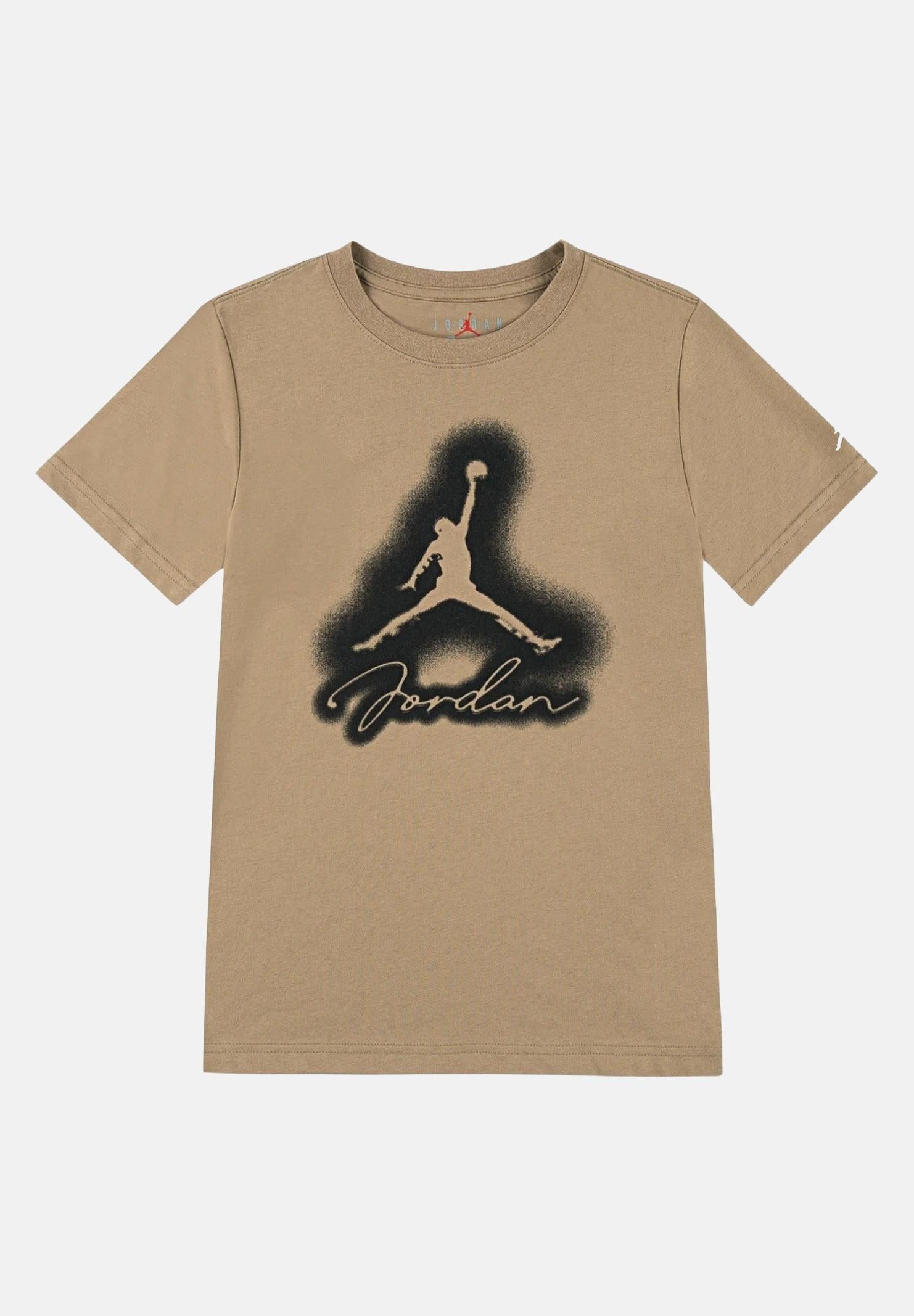 JORDAN T-shirt a manica corta MVP beige per bambino e bambina 95D622 J34 JORDAN 