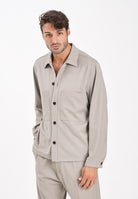 I'M BRIAN Camicia a manica lunga beige da uomo CA3441 00152 I'M BRIAN 