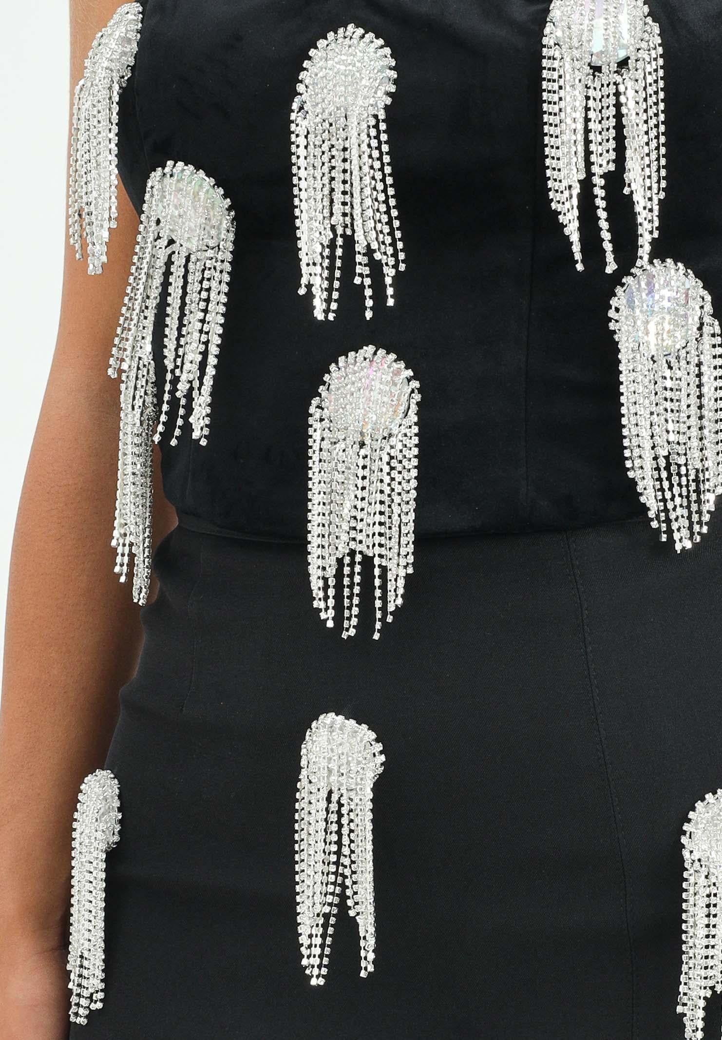 ODI ODI Corpetto Asciano nero da donna con applicazioni ASCIANO120W5 D6 ODI ODI 