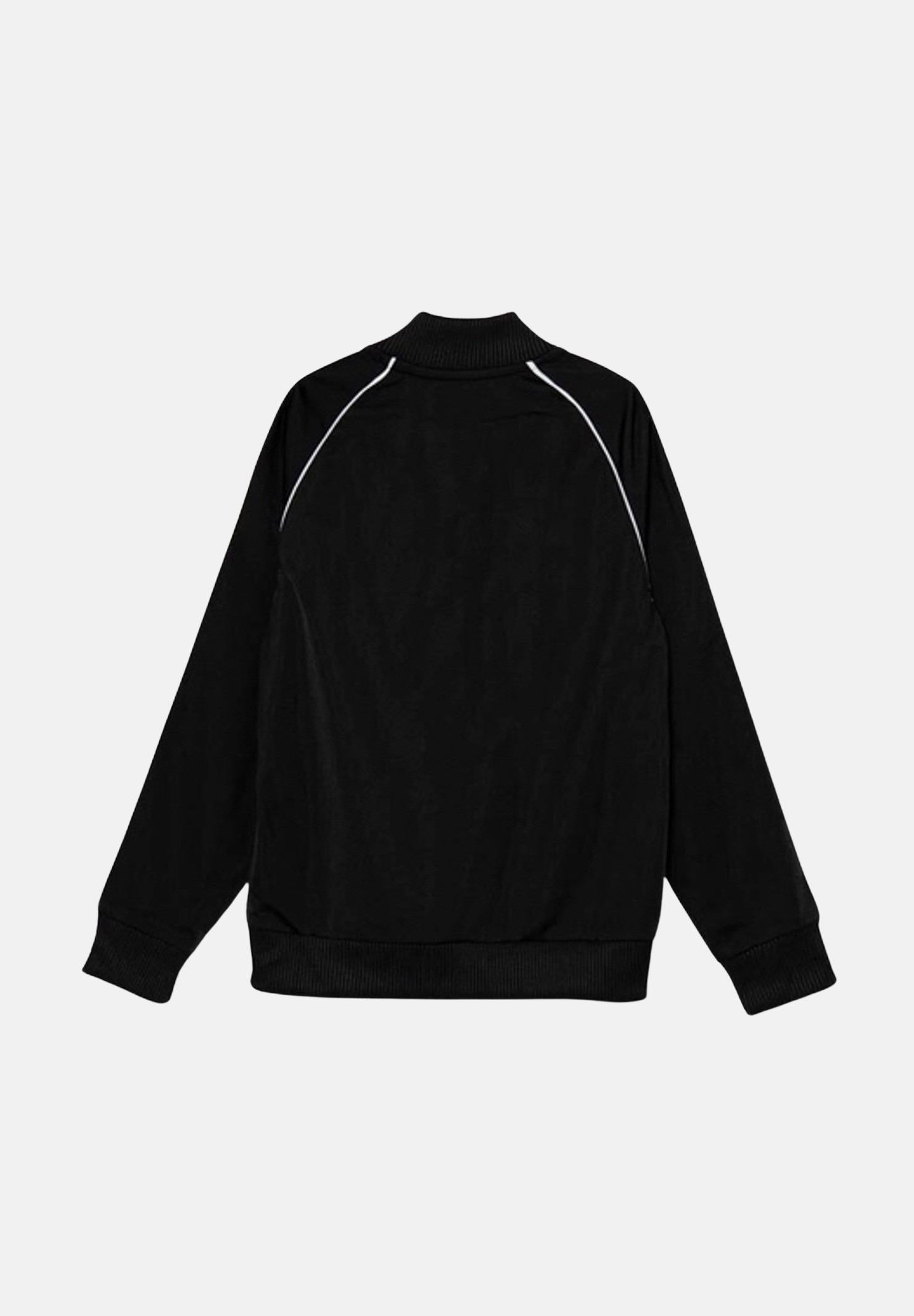 ADIDAS ORIGINALS Felpa con zip adicolor SST nera per bambino e bambina IX7628  ADIDAS ORIGINALS 