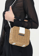 MARNI Borsa a tracolla Pic-Nic in tessuto effetto rafia da donna M01474M00UY 0M704 MARNI 