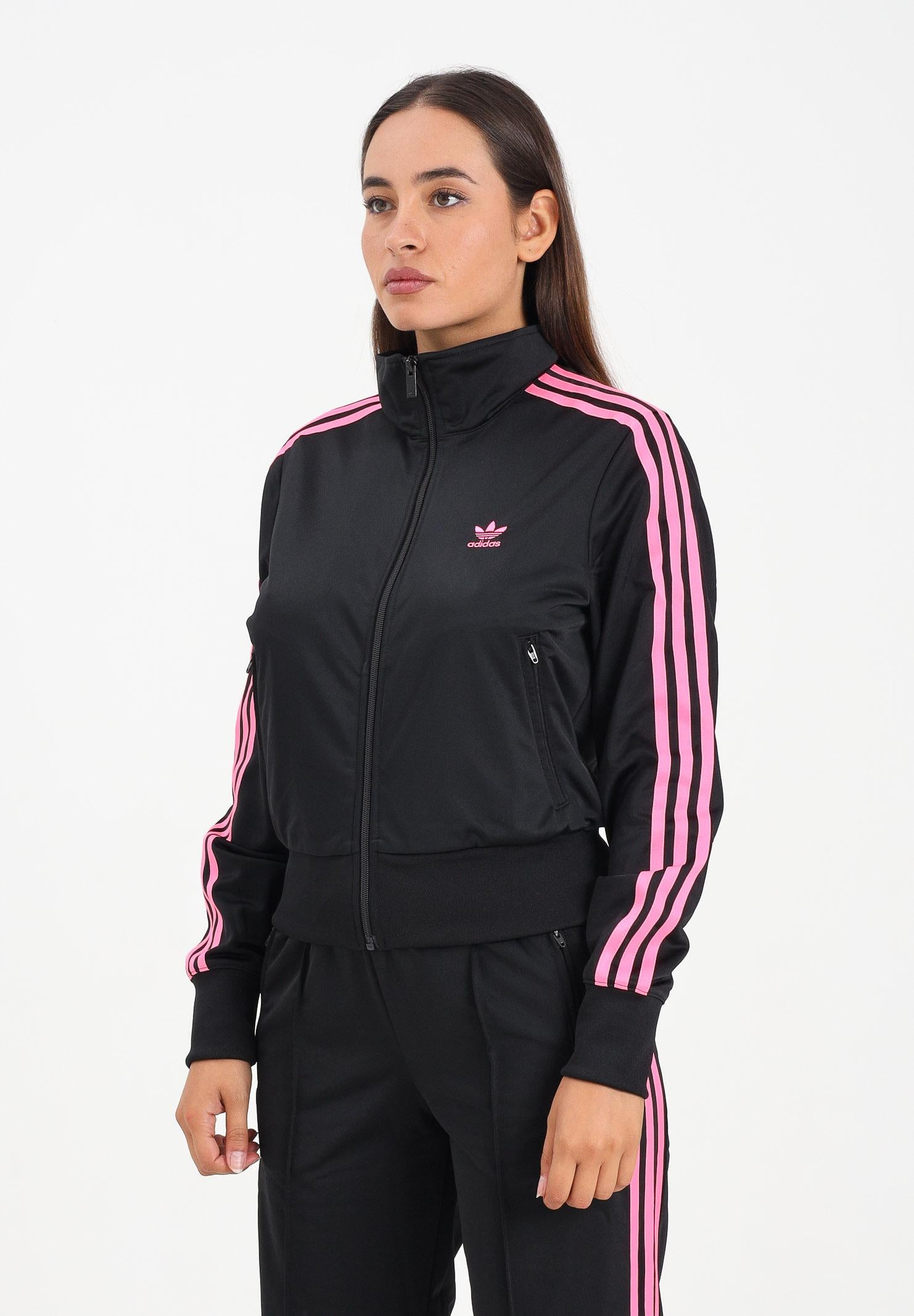ADIDAS ORIGINALS Felpa con zip Adicolor Classics Firebird nera da donna JX1483  ADIDAS ORIGINALS 