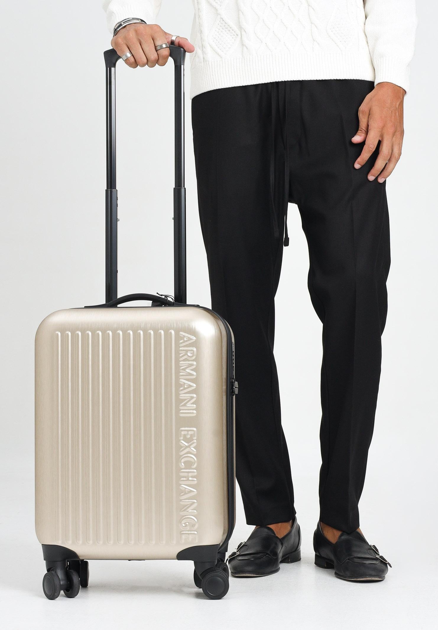 ARMANI EXCHANGE Trolley oro da donna con logo XW002233AF21472 F1020 ARMANI EXCHANGE 