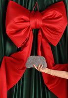 SANTAS Clutch Sparkling con strass per un effetto glamour SPARKLING ARGENTO SANTAS 