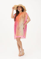 PINKO Kaftano multicolore da donna con fantasia logo 106691A39H NA0 PINKO 