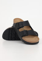 BIRKENSTOCK Ciabatte Arizona PAP Flex Platform nere da donna 1027395 . BIRKENSTOCK 