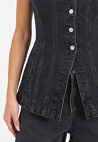 LEVI'S® Bustino in denim nero da donna 003Z5-0000  LEVI'S® 