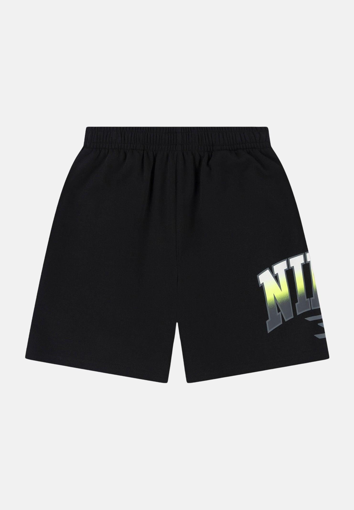 NIKE Shorts sportivo nero da bambino con stampa logo laterale 9Q1463 023 NIKE 