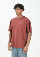 DICKIES T-shirt a manica corta Clancy bordeaux da uomo DK0A4Z4LL161  DIckies 