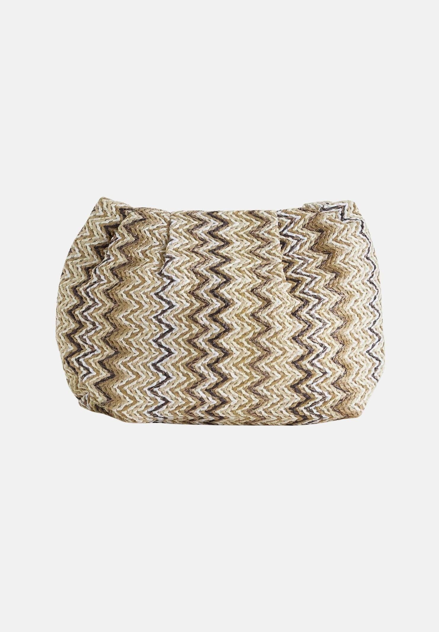 MARC ELLIS Pochette Buby S Claire C beige da donna con motivo zig-zag BUBY-S-CLAIRE-C MUNA MARC ELLIS 