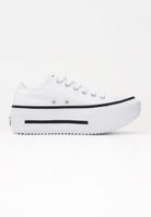 CONVERSE Sneakers Chuck Taylor All Star Lift Double Stack Platform bianche da donna A15491C . CONVERSE 