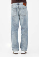 CALVIN KLEIN JEANS Jeans 90's Straight in denim chiaro da uomo LV04RE719G3XK . CALVIN KLEIN JEANS 
