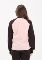 ADIDAS ORIGINALS Felpa con zip SST CLASSIC rosa e marrone da donna KD3783 . ADIDAS ORIGINALS 
