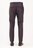PATRIZIA PEPE Pantalone elegante color vino da uomo 5PA429A1WK B867 PATRIZIA PEPE 