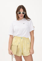 LACOSTE T-shirt a manica corta bianca da donna con patch logo TF7215 001 LACOSTE 