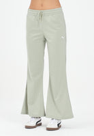 PUMA Pantalone sportivo Wardrobe Essentials verde da donna 632045 82 PUMA 