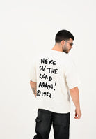 DICKIES SNEEDVILLE t-shirt a maniche corte panna da uomo con stampa graffito sul petto e sul retro DK0A87QOC481  DIckies 