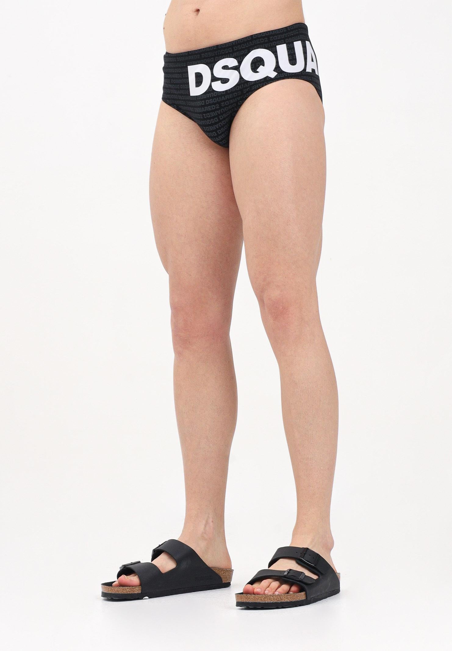 DSQUARED2 Slip mare Brief nero da uomo D7B2E5940 010 DSQUARED2 
