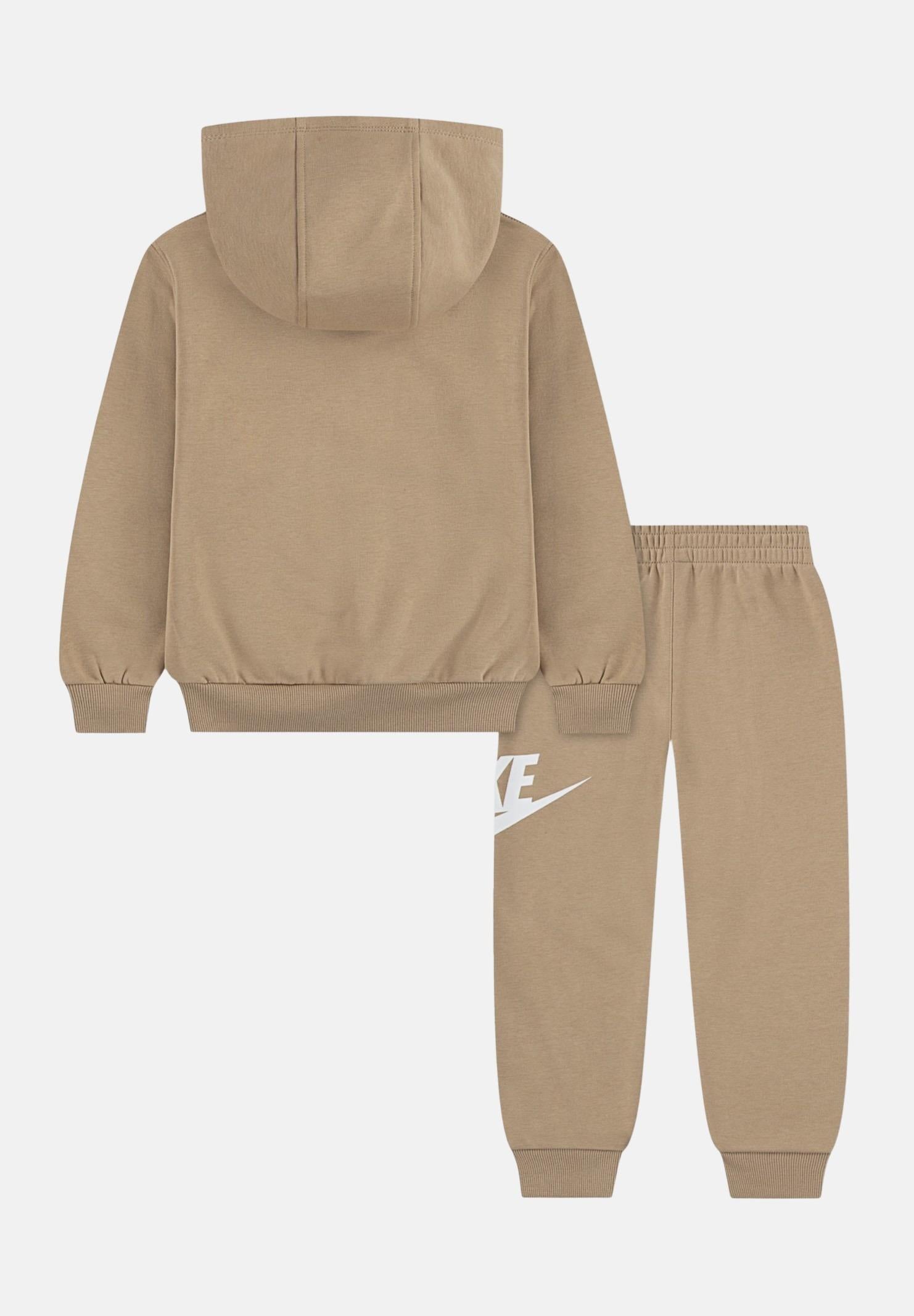 NIKE Tuta beige per bambino e bambina con stampa logo 86L135 X0L NIKE 
