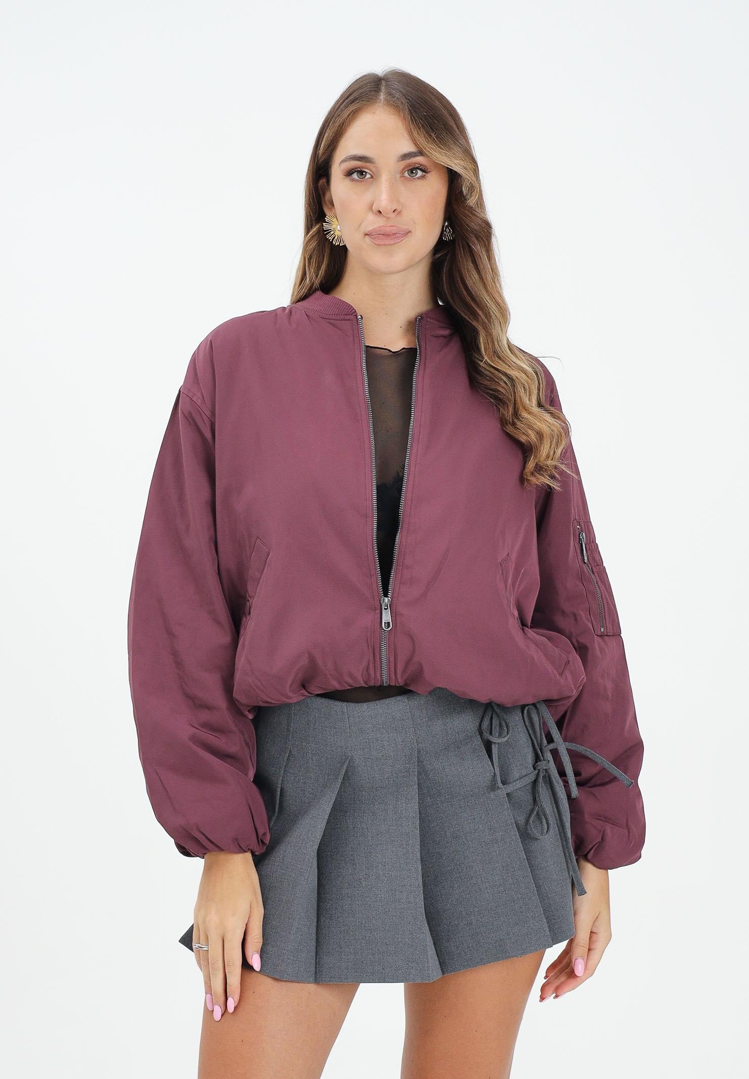 ONLY Bomber bordeaux da donna 15348654 MauveWine ONLY 