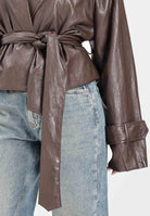 TPN Giubbotto di pelle Dalton marrone da donna DALTON402W5 30 TPN 