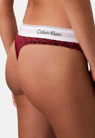 CALVIN KLEIN Perizoma rosso da donna con logo all over LV00QF8518 ZIJ CALVIN KLEIN 