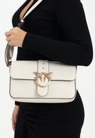 PINKO Borsa a tracolla Love Bag Slouchy panna da donna 104524A2OX Z14Q PINKO 