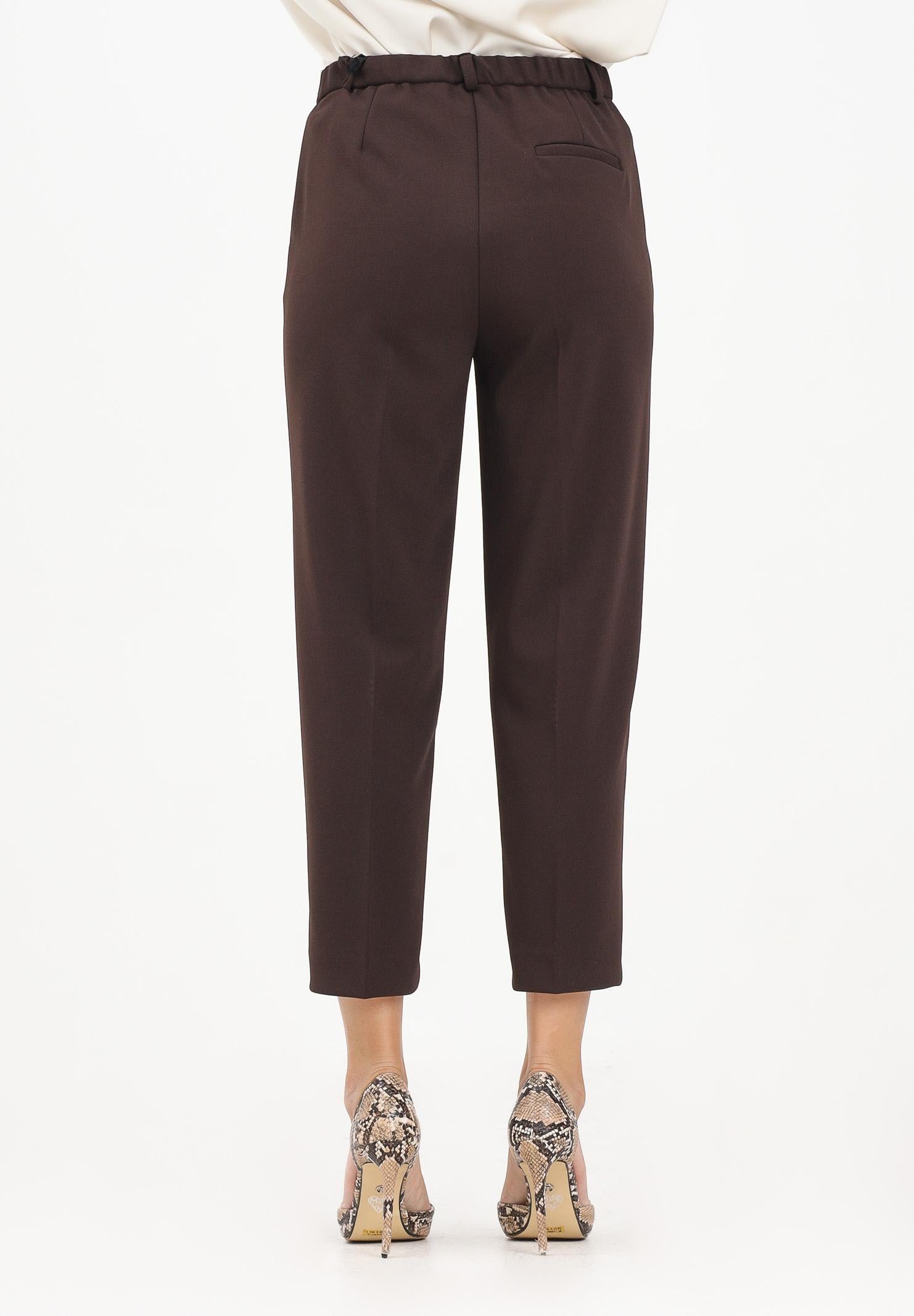VICOLO Pantalone elegante marrone da donna TF0425 MA VICOLO 