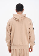 ADIDAS PERFORMANCE Felpa con cappuccio Essentials 3-Stripes French Terry beige da uomo JX0695  ADIDAS PERFORMANCE 