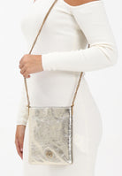 PINKO Borsa a tracolla oro da donna dalla forma a secchiello 105352A2OT ZZLQ PINKO 