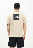 THE NORTH FACE T-shirt a manica corta NSE Reflective Box beige da uomo NF0A87NP3X41  THE NORTH FACE 