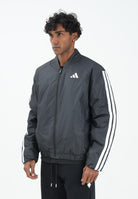 ADIDAS PERFORMANCE Bomber Essentials 3-Stripes Insulated nero da uomo JV5172  ADIDAS PERFORMANCE 