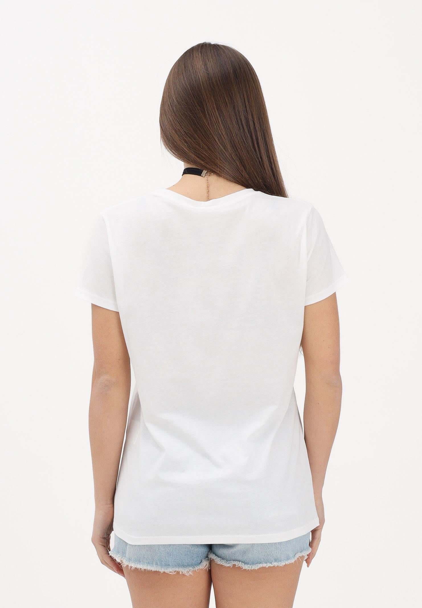 VICOLO T-shirt a manica corta bianca da donna con stampa "Me ne sbatto therapy" RAB0711 02 VICOLO 