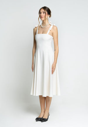 SANTAS Abito midi MEDELEINE panna da donna PV2508 PANNAC SANTAS 