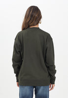 DSQUARED2 Felpa girocollo verde per donna, ragazzi e bambini con stampa logo DQ2739D0094 DQ518 DSQUARED2 