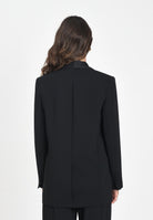 SIMONA CORSELLINI Giacca nera da donna in stile smoking A25CEGI101S1-C00165 V0003 SIMONA CORSELLINI 