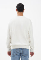 CALVIN KLEIN JEANS Maglioncino girocollo panna da uomo LV04RC309GYAS . CALVIN KLEIN JEANS 