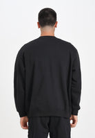 ADIDAS ORIGINALS Felpa girocollo Essentials Fleece Long Oversized Crew nera da uomo IY1834  ADIDAS ORIGINALS 