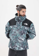 THE NORTH FACE Giacca a vento DryVent™ Mono Mountain da uomo con fantasia verde e nera NF0A88XF87A1  THE NORTH FACE 