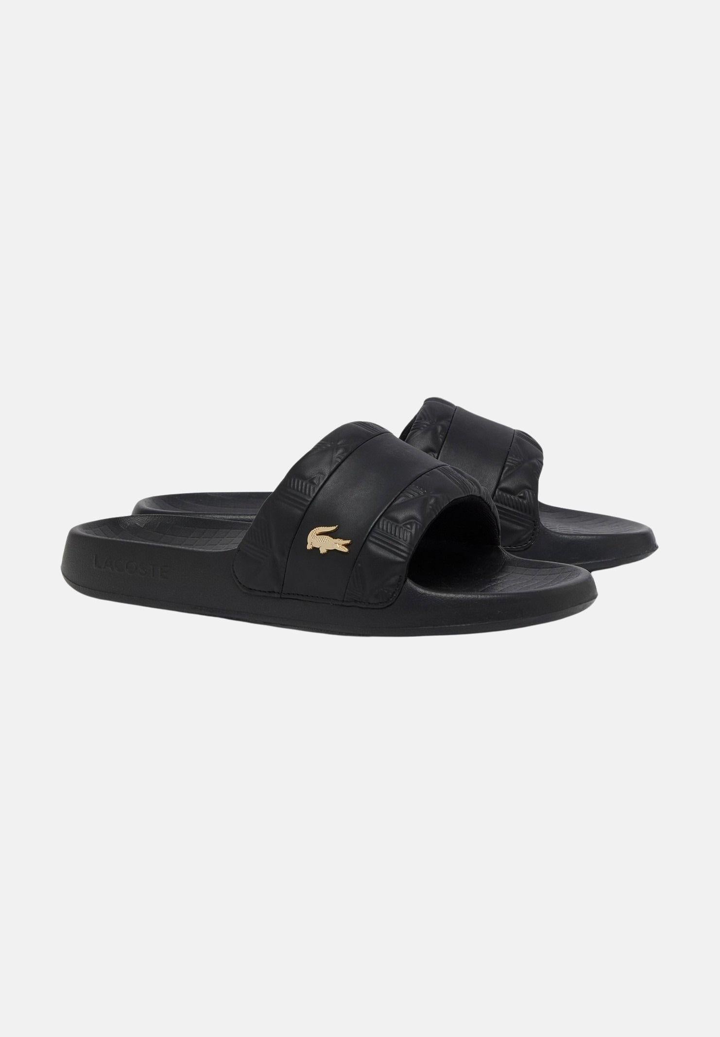 LACOSTE Ciabatte Serve Slide Hybrid nere da uomo E03862 1V7 LACOSTE 
