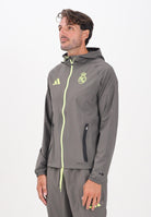 ADIDAS ORIGINALS Giacca a vento Real Madrid Tiro 25 Competition Vis verde oliva da uomo JV5322  ADIDAS ORIGINALS 