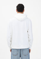 CALVIN KLEIN JEANS Felpa con cappuccio bianca da uomo con logo LV04RC274GYAF . CALVIN KLEIN JEANS 